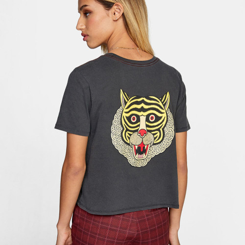 RVCA Γυναικεία κοντομάνικη μπλούζα Matt Leines Tiger Face - T-Shirt For Women